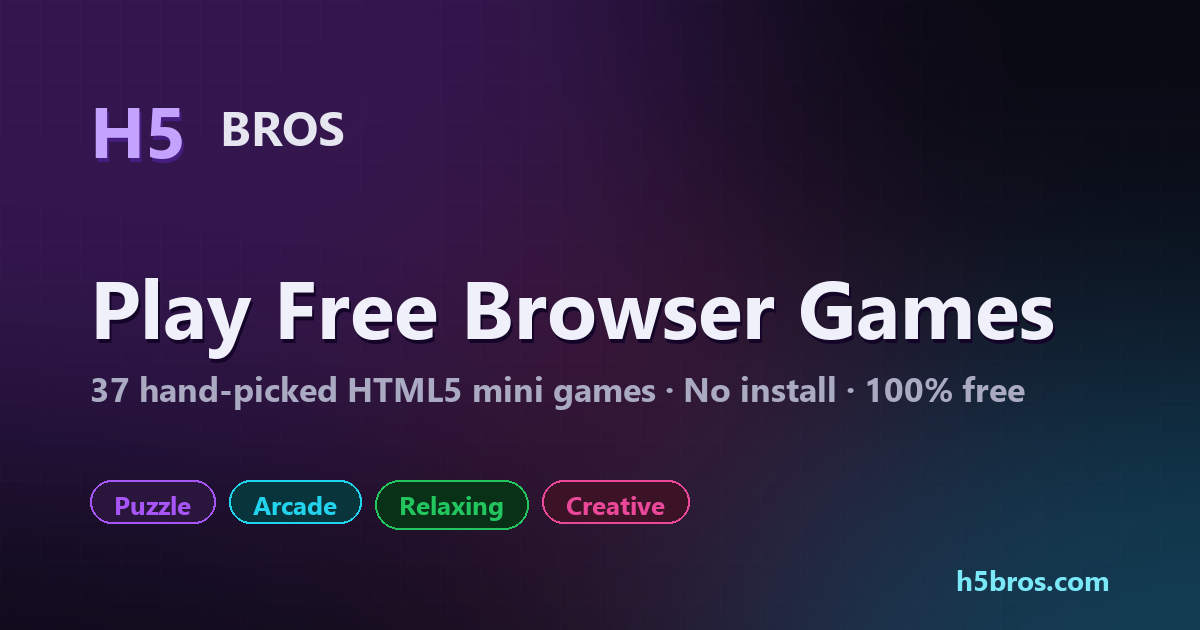 H5 Bros — Play Free Online Games
